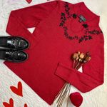 Dress Barn Vintage Collection shimmery holiday long sleeve top Photo 0