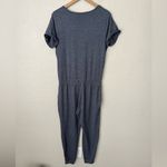 Vuori  All Day Short Sleeve Jumpsuit Azure Blue Heather Size Medium Photo 3