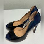 Eithy Women's Black and Blue Peep Photo 1