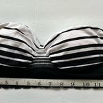 Rue 21 Black and White Striped Bandeau with Lace Size M Photo 7