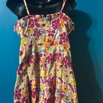 SheIn Pink & Red Floral Romper Photo 4