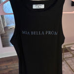 mia bella prom tank Black Photo 0