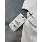 ZARA ‎ White Sleeveless Cut Out Sides Square Neck High Slit Midi Dress XL Photo 2