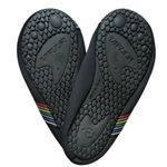 NEW Womens Water Shoes Size 8 38/39 Black Rainbow Water Sock Beach Swim Vacation Photo 1