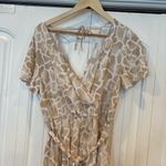 Loft Beach Tan And White Dress Size Small Photo 3
