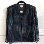 Like New Zonda Nellis Velvet Burnout Jacket & Tank Set Purple Photo 0