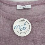 NEW Gilli Lavender Love Top Sheer Loose Knit Drop Shoulder Slouchy Size S Photo 7