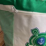 Bijoux Terner  LARGE BEACH BAG GREEN AND WH… Photo 4