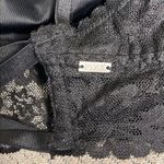 PINK - Victoria's Secret Pink Victoria’s Secret black lace crisscross bralette Photo 4