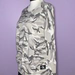 Calvin Klein NWT Gray Camo Print Sweater Photo 2