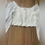 Aerie NWT  long sleeve white shirt medium Photo 2
