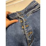 ALC Frank A.L.C. Women's Blue Denim Wide Leg Button Fly Crop Jeans Size 4 Photo 6