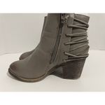Rue 21 Tan Ankle Booties -‎ Versatile Zip Heeled boot - Women's size 7/8 Boho Country Photo 2