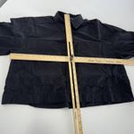 ZARA ‎ Shirt Womens Small Black Oversized Boxy Utility Workwear Pockets Photo 5