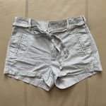 American Eagle Striped Belt-Up Soft Cotton Shorts Photo 0
