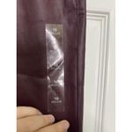 Edgely Women's Maroon/brown Faux Leather Pants Size 10 Slim Straight Ankle NWT Photo 1
