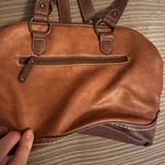 BORN Kinnewick Womens Faux Leather Convertible Satchel Handbag Brown Photo 5