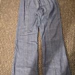 Calvin Klein Wide Leg Side Tie Denim Jeans 2 Boho 70s Look Festival Hippie EDM Photo 3