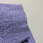 Oscar de la Renta  Sweater Fleece Sherpa Shirt Top Women’s Size XL Purple Floral Photo 1