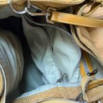 Fiori‎ Italian Leather Hobo Bag Woven Convertible Shoulder Bag Large Brown Photo 6