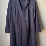 Harvé Benard  Sport Women’s Sheath Dress With Matching Trench Coat Set Gray Sz 8 Photo 0