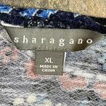 Sharagano  Paisley Floral Blouse XL Photo 6