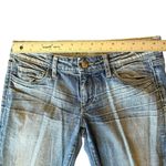 Paige  Women's Denim Jeans Low Rise Bell Canyon Bell Bottoms Flare Med Wash Sz 27 Photo 6