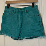 Vintage Teal Denim Women Shorts Blue Size undefined Photo 0