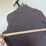 Eileen Fisher  Wool‎ Cashmere blend open coat cardigan size L petite Photo 5
