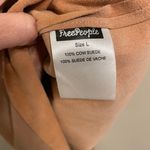 Free People Retro Love Suede Leather Dress Photo 8