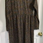L.L.Bean Women's Paisley Floral Cotton Maxi Dress Multicolor Photo 4