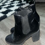 Soda  Heeled Black Boots Combat Photo 0