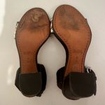 Coach  Paige Leather and Black and White Snake Block Heel Sandals Size 5 Photo 8