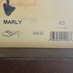 Michaelangelo  6.5 red strappy rhinestone sandals Photo 3