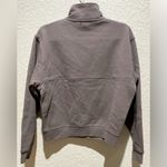 NWT  Les Sports Bandier 1/2 Zip Sweatshirt Iron/Regal Orchid Size XS Photo 4