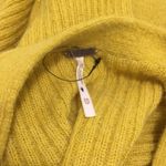 Free People  MIMOSA RIBBED CROPPED CARDIGAN SWEATER In SUNSHINE Photo 3