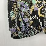 Intimately Free People Weekend In Montauk Floral Print Crop Top XS Black Photo 1