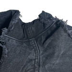 RE/DONE  70s High Rise Shorts Women’s 29 Broken Black Distressed Button Fly Photo 5