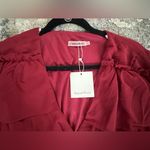 Skyler Rose Long Sleeve Wrap V Neck Ruffle Bodysuit Jumpsuit Sexy Drape Blouse Photo 6