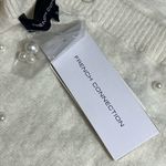 French Connection size small calico rabbit hair cardigan pearl button down flaw Photo 6