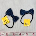 Handmade Bow Hairtie Set 42 Blue Photo 1