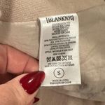 BLANK NYC  ASYMMETRICAL JACKET FAUX LEATHER DRAPEY TAN-BEIGE MOTO S Photo 4