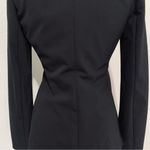 ZARA  Women Black Long Sleeves Tailored Blazer with Buttons Size XL Shoulder Pads Photo 11