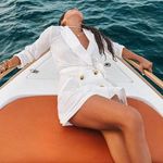 Billabong NWT X Sincerely Jules Good Luck Blazer Photo 2