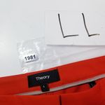 Theory Classic Skinny Pants in Fire Opal Double Stretch New with Defects Photo 11