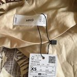 Mango NWT MNG Tropical Print Linen Blend Oversize Blazer Photo 12