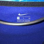 Nike dri fit stripped blue sweatshirt hoodie size small thicker material sports Photo 2