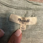 Madewell  Tank Size Large Green Viscose Sleeveless Photo 5