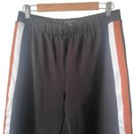 Universal Standard Stephanie Wide Leg Stripe Ponte Pants 27” Black Photo 2