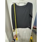 Women’s GAPFit Cropped Long Sleeve Tee in Black Photo 5